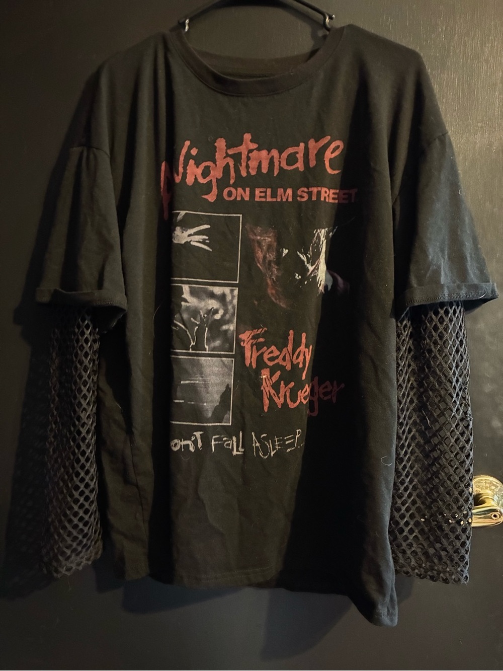 Nightmare on Elm Street Freddy Krueger Graphic Black Tee